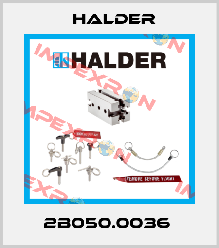 2B050.0036  Halder