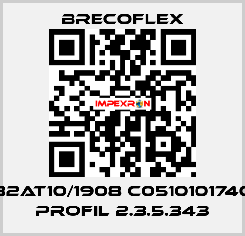 32AT10/1908 C0510101740 Profil 2.3.5.343 Brecoflex