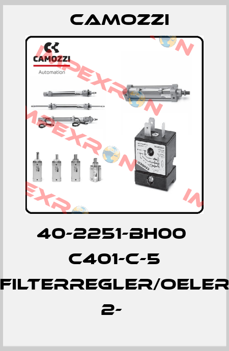 40-2251-BH00  C401-C-5 FILTERREGLER/OELER 2-  Camozzi