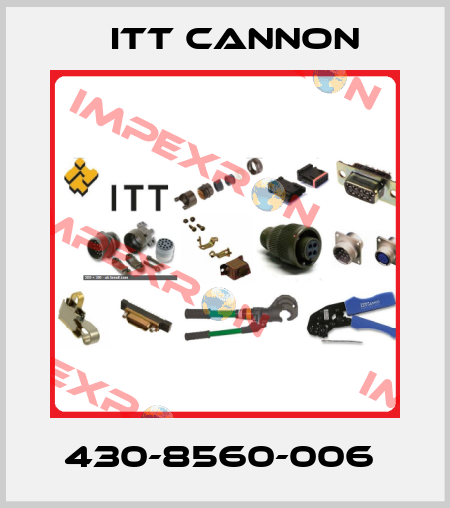 430-8560-006  Itt Cannon