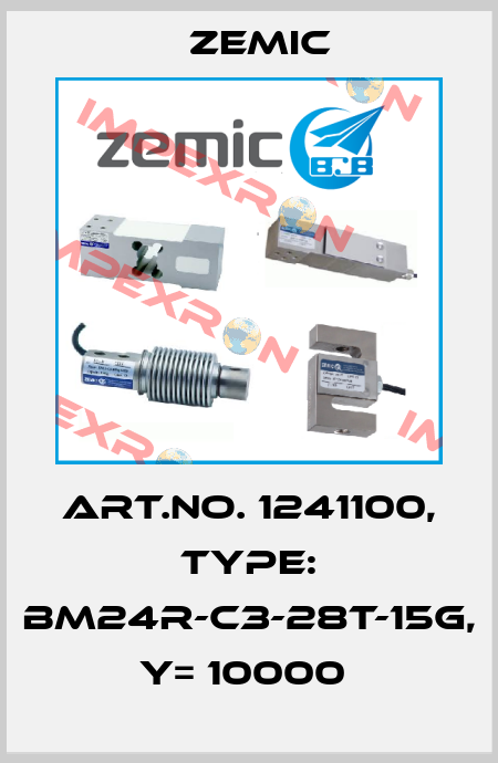 Art.No. 1241100, Type: BM24R-C3-28t-15G, Y= 10000  ZEMIC