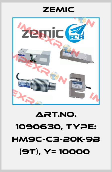 Art.No. 1090630, Type: HM9C-C3-20K-9B (9t), Y= 10000  ZEMIC