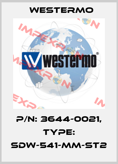 P/N: 3644-0021, Type: SDW-541-MM-ST2 Westermo
