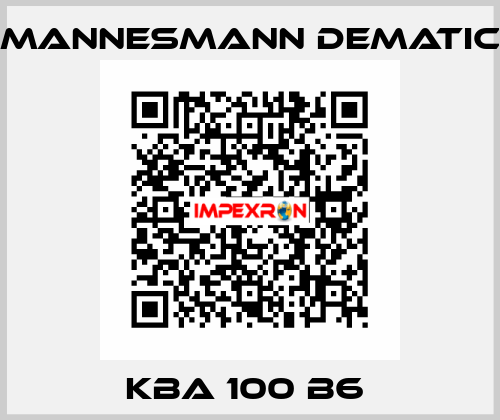 KBA 100 B6  Mannesmann Dematic