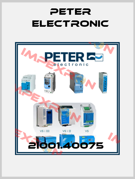 2I001.40075  Peter Electronic
