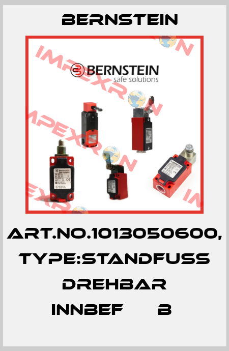 Art.No.1013050600, Type:STANDFUß DREHBAR INNBEF      B  Bernstein