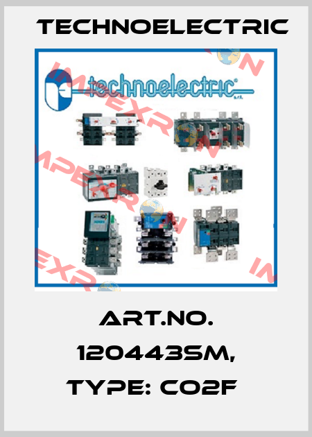 Art.No. 120443SM, Type: CO2F  Technoelectric