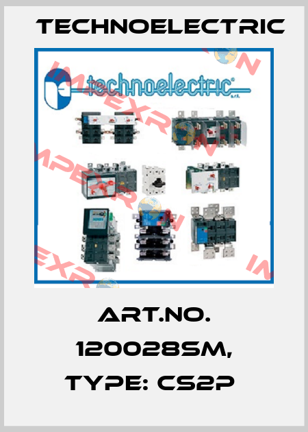 Art.No. 120028SM, Type: CS2P  Technoelectric