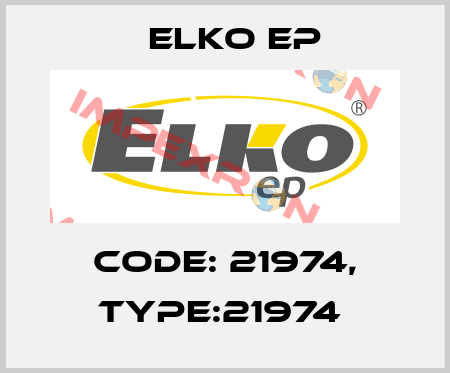 Code: 21974, Type:21974  Elko EP