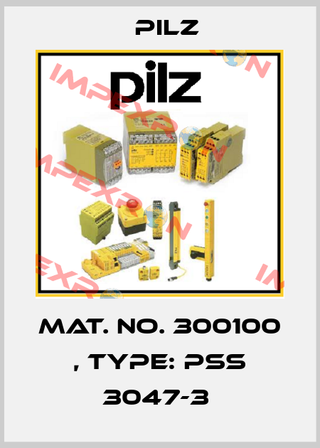 Mat. No. 300100 , Type: PSS 3047-3  Pilz