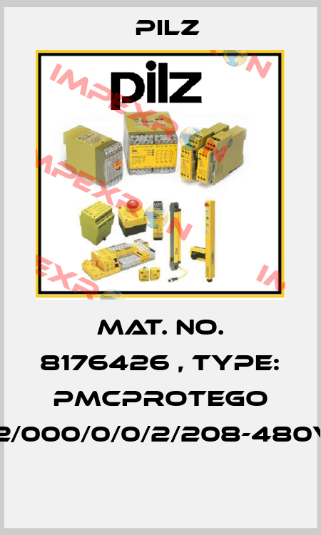 Mat. No. 8176426 , Type: PMCprotego D.72/000/0/0/2/208-480VAC  Pilz