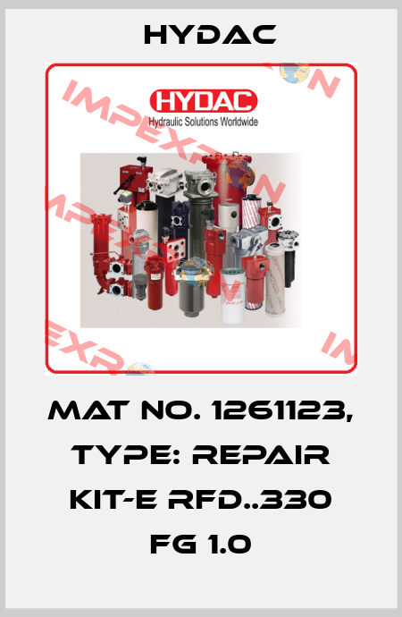 Mat No. 1261123, Type: REPAIR KIT-E RFD..330 FG 1.0 Hydac