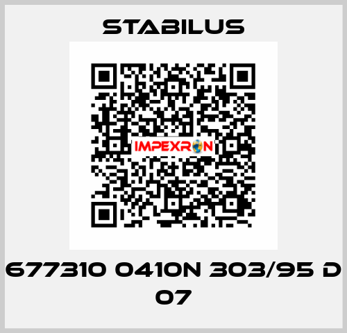 677310 0410N 303/95 D 07 Stabilus