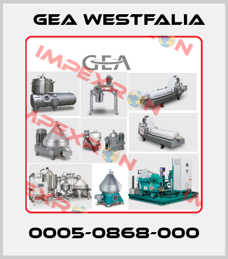 0005-0868-000 Gea Westfalia
