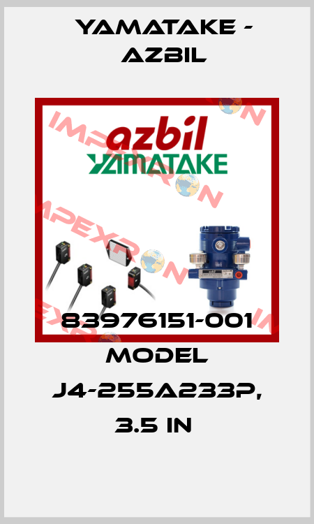 83976151-001 MODEL J4-255A233P, 3.5 IN  Yamatake - Azbil