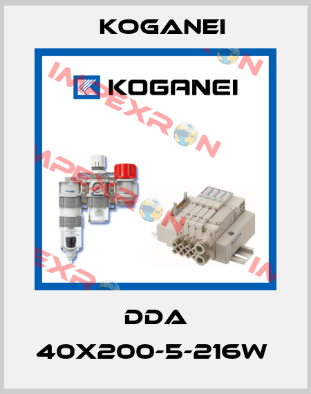 DDA 40X200-5-216W  Koganei