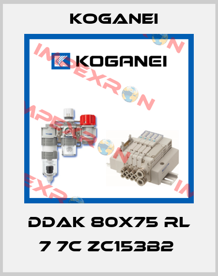 DDAK 80X75 RL 7 7C ZC153B2  Koganei