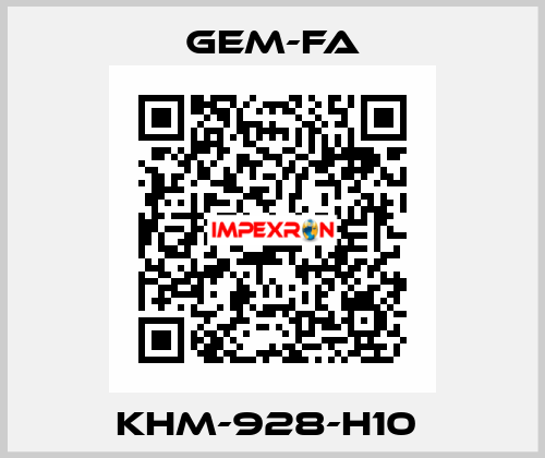 KHM-928-H10  Gem-Fa