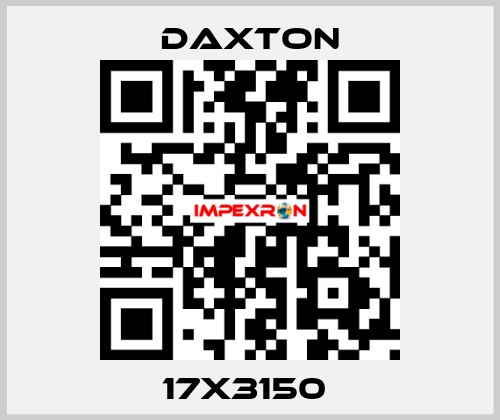 17X3150  DAXTON