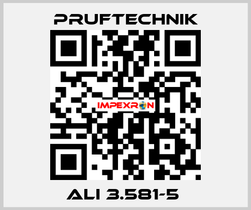 ALI 3.581-5  Pruftechnik