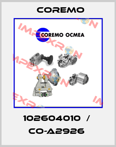 102604010  /  CO-A2926  Coremo