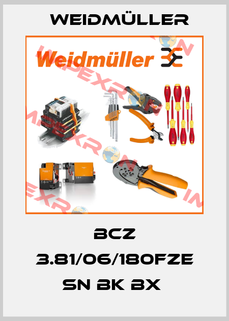 BCZ 3.81/06/180FZE SN BK BX  Weidmüller
