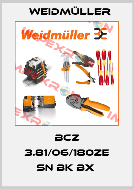 BCZ 3.81/06/180ZE SN BK BX  Weidmüller