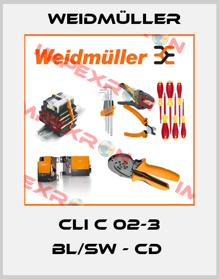 CLI C 02-3 BL/SW - CD  Weidmüller