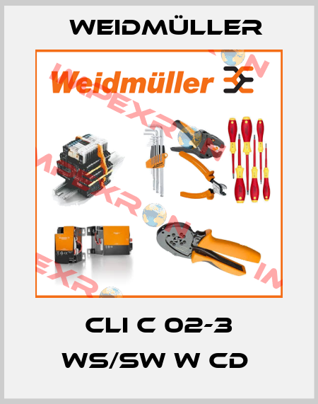 CLI C 02-3 WS/SW W CD  Weidmüller