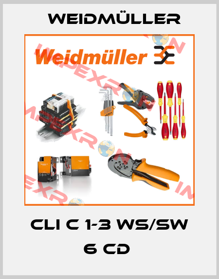 CLI C 1-3 WS/SW 6 CD  Weidmüller