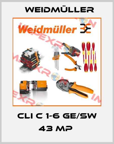 CLI C 1-6 GE/SW 43 MP  Weidmüller