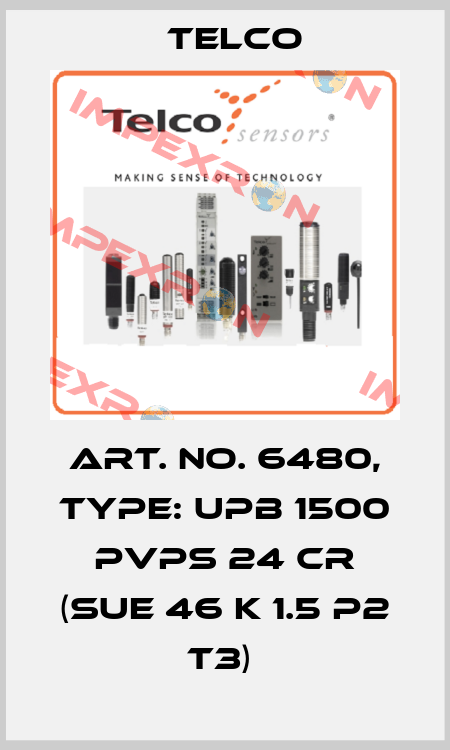 Art. No. 6480, Type: UPB 1500 PVPS 24 CR (SUE 46 K 1.5 P2 T3)  Telco