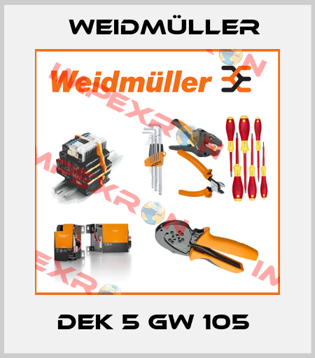 DEK 5 GW 105  Weidmüller