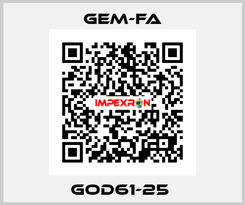 GOD61-25  Gem-Fa