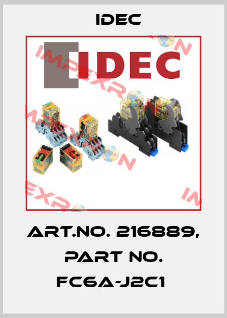 Art.No. 216889, Part No. FC6A-J2C1  Idec