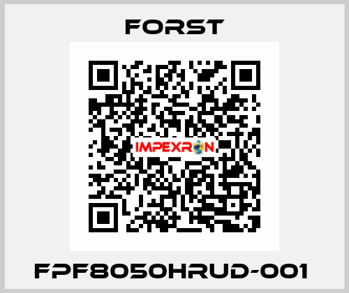 FPF8050HRUD-001  FORST