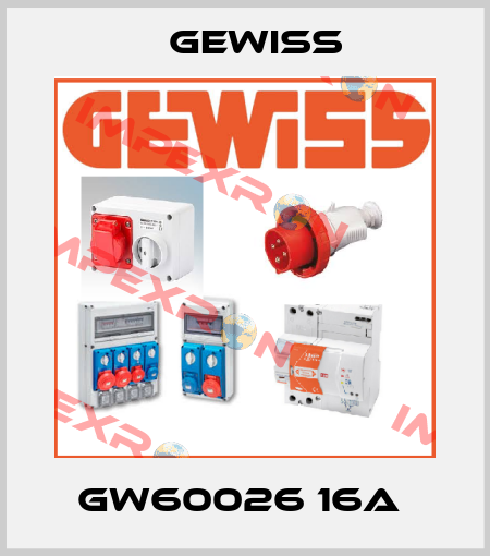GW60026 16A  Gewiss