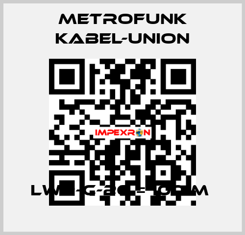 LWP-C-26 = 100 m  METROFUNK KABEL-UNION