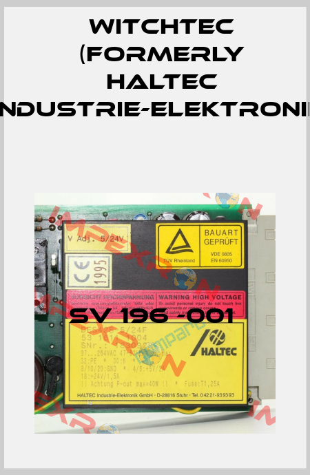 SV 196 -001  Witchtec (formerly HALTEC Industrie-Elektronik)
