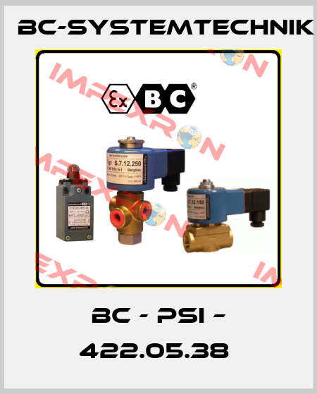 BC - PSI – 422.05.38  BC-Systemtechnik