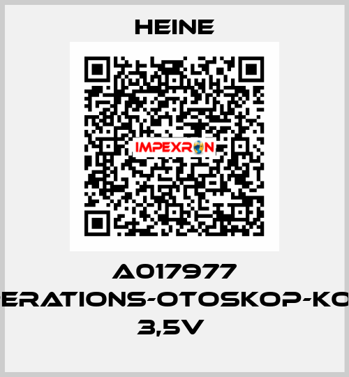 A017977 Operations-Otoskop-Kopf 3,5V  HEINE