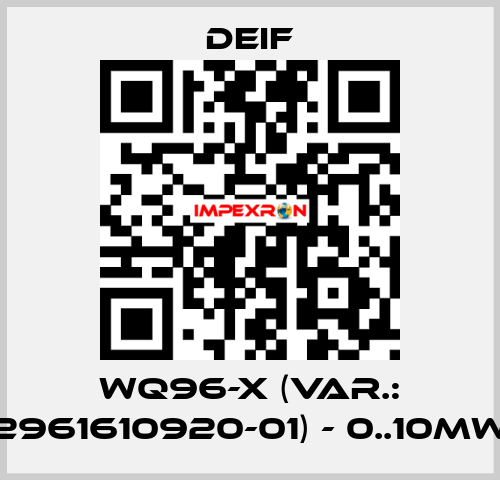 WQ96-x (Var.: 2961610920-01) - 0..10MW Deif