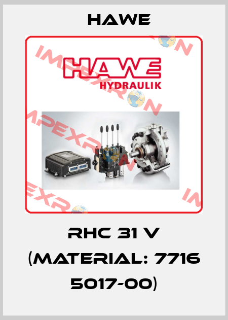 RHC 31 V (Material: 7716 5017-00) Hawe
