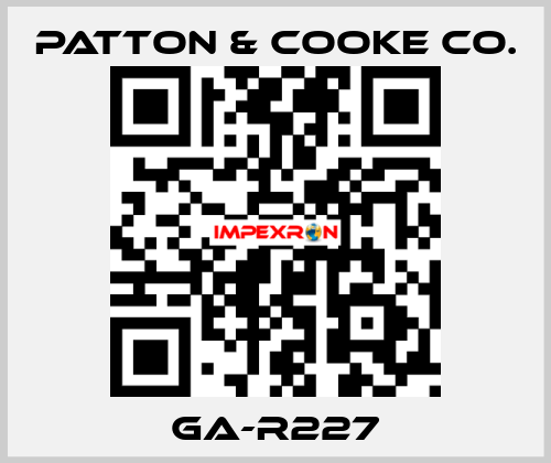 GA-R227 Patton & Cooke Co.