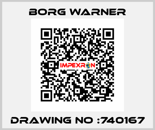 Drawing No :740167 Borg Warner
