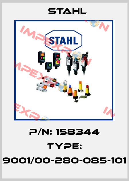 P/N: 158344 Type: 9001/00-280-085-101 Stahl