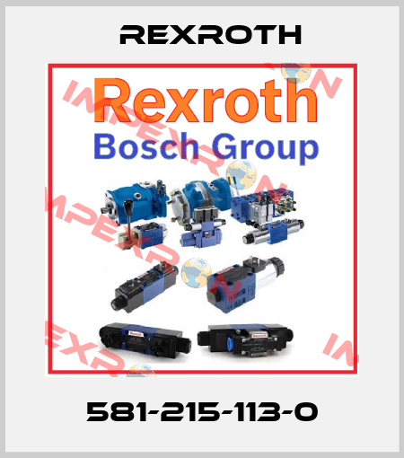 581-215-113-0 Rexroth