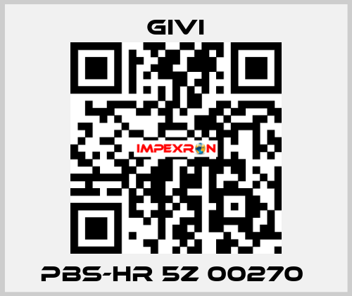 PBS-HR 5Z 00270  Givi