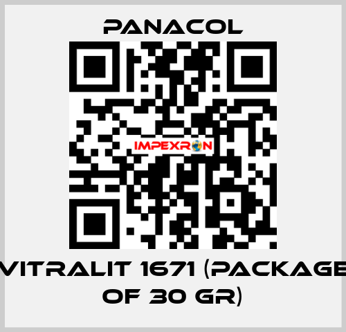 Vitralit 1671 (package of 30 gr) Panacol