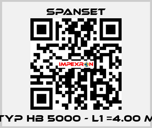 Typ HB 5000 - L1 =4.00 m SpanSet